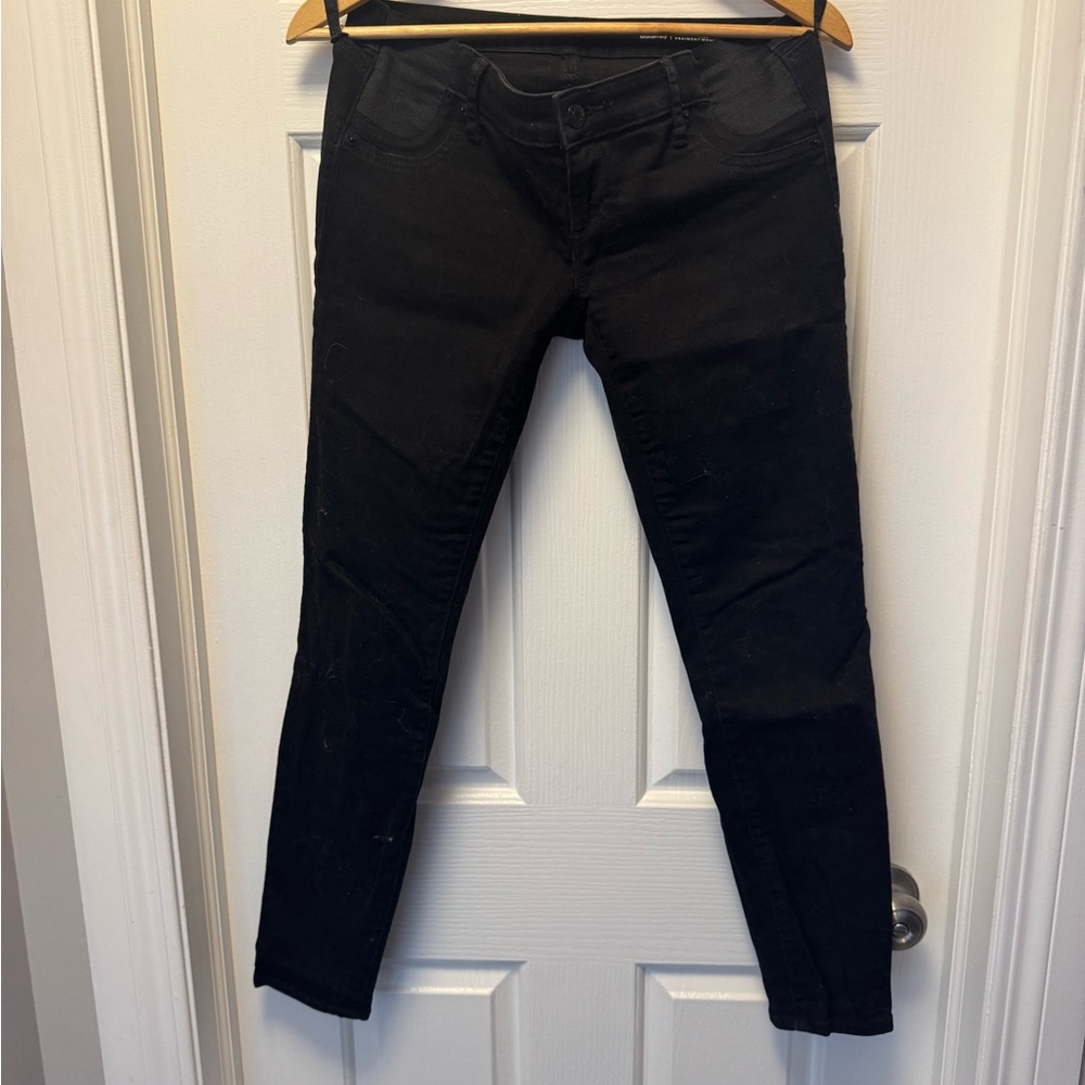 GAP Black Maternity True Skinny Jeans